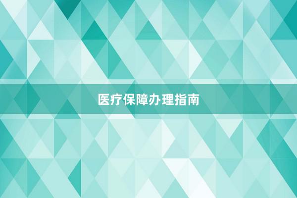 医疗保障办理指南
